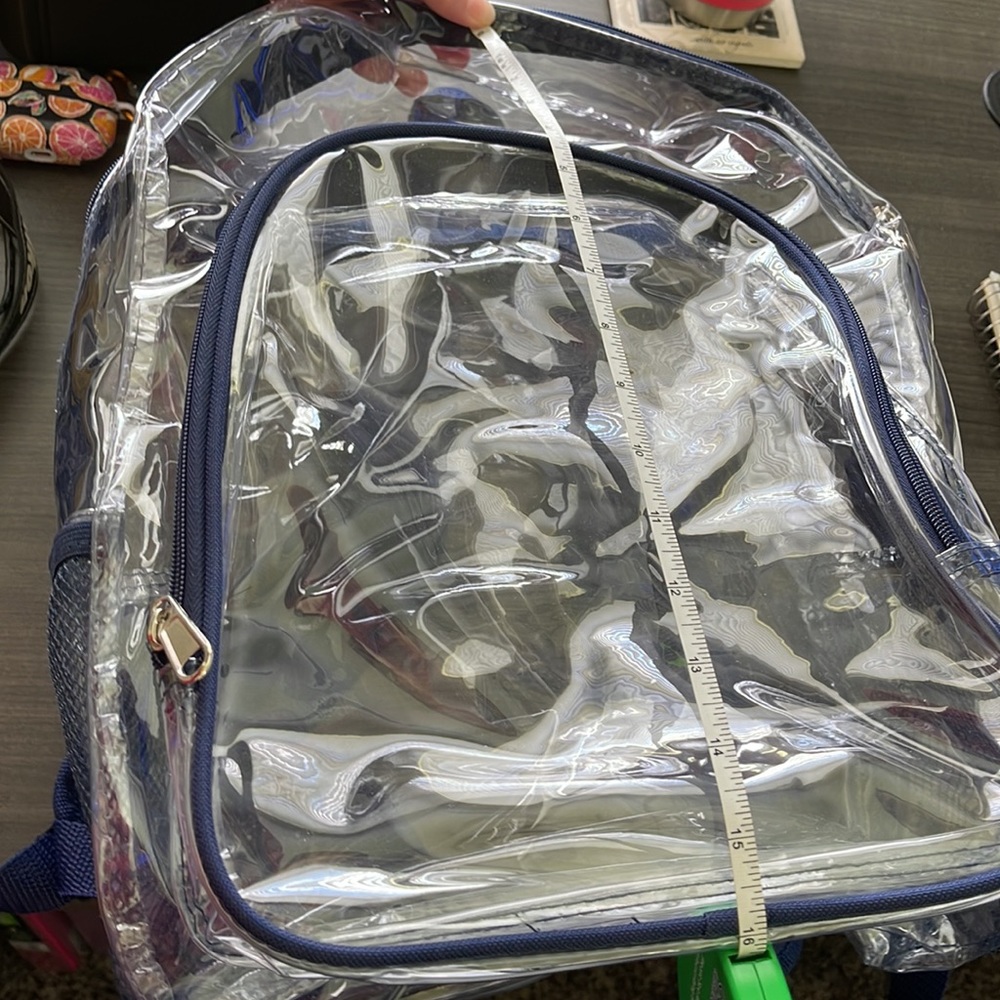 Clear back pack - Picture 8 of 10